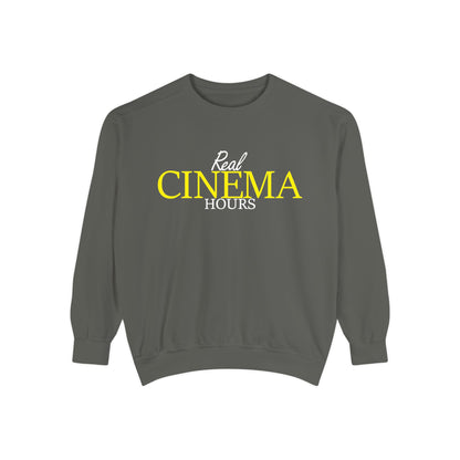 Real Cinema Hours Sweatshirt by Watch With Apollo, movie theater crewneck, view 5