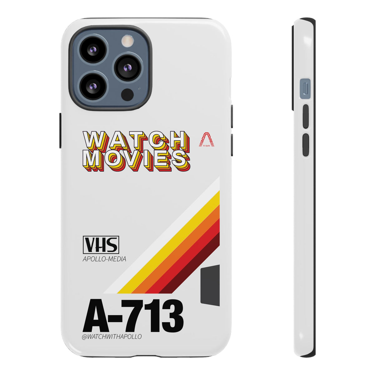 Watch Movies Retro Phone Case by Watch With Apollo, retro movie iPhone case, view 24