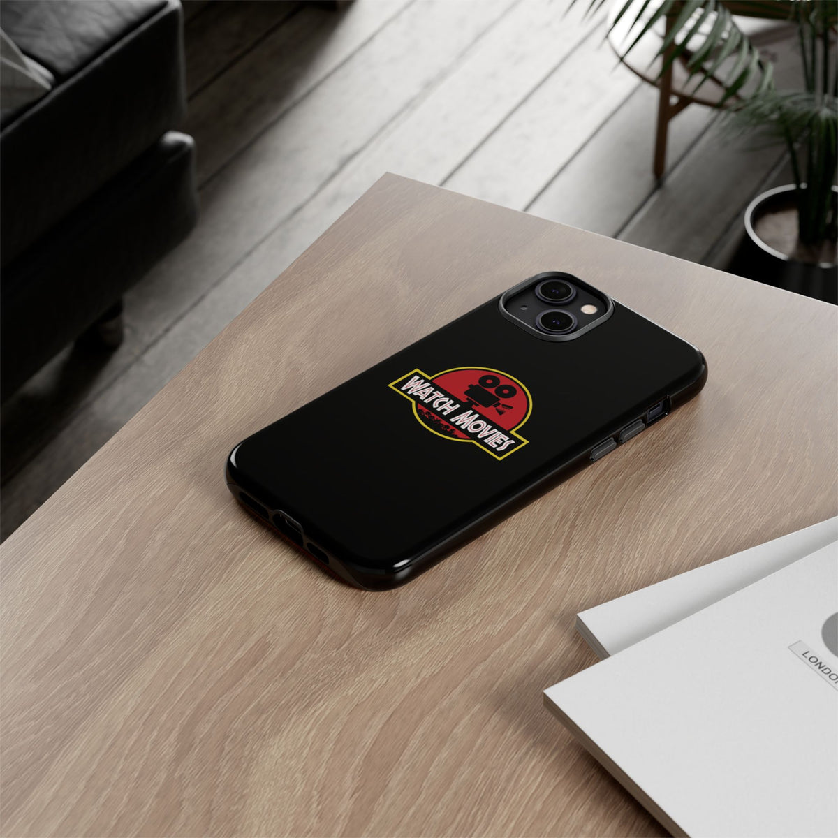 Find A Way To Watch Movies Phone Case by Watch With Apollo, dinosaur movie parody iPhone case, view 43