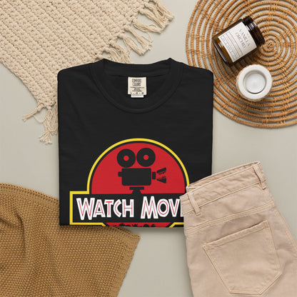 Find A Way To Watch Movies Tee by Watch With Apollo, Comfort Colors garment-dyed movie T-shirt, view 14